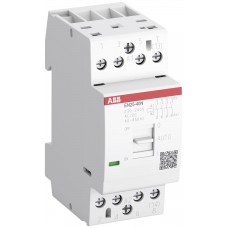 1SAE232111R0140 EN25-40N-01 Контактор  модульный с ручным управлением (25А АС-1, 4НО), катушка 24В AC/DC