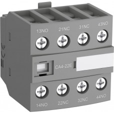 1SBN010140R1213 Блок контактный CA4-13N (1НО+3НЗ) фронтальный для реле NF22E-NF40E
