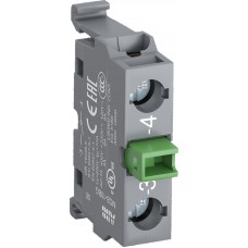 1SFA611610R2101 Блок контактный MCB-10BG для монтажа в кнопочные посты 1НО (позолоч)