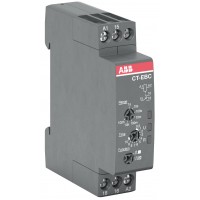 1SVR508150R0000 Реле времени CT-EBC.12 компактное (мигание при включ./отключ.) 24-240В AC, 24-48В DC (7 диапазонов времени 0,05с...100ч) 1ПК