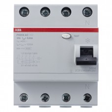 2CSF204004R1250 FH204 AC-25/0,03 Выключатель дифференциального тока 4-модульный