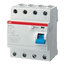 2CSF204201R3400 F204 A S-40/0,3 Выключатель дифференциального тока 4-модульный