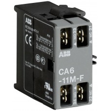 GJL1201318R0003 Блок контактный CA6-11M-F (1НО+1НЗ) боковой для мини-контакторов B6, B7, со штыревыми клеммами