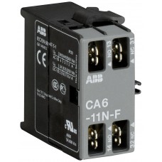GJL1201318R0004 Блок контактный CA6-11N-F (1НО+1НЗ) боковой для мини-контакторов B6, B7, со штыревыми клеммами