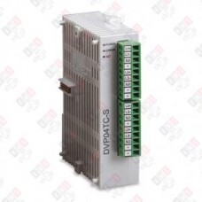 DVP04TC-S Модуль измерения температуры DVP04TC-S, 4 термопары K/J, 14 бит (0.1°C), RS485