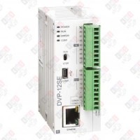 DVP12SE11R Программируемый логический контроллер DVP12SE11R, 8DI, 4RO, 24VDC, 16K шагов, RS485, USB, Ethernet