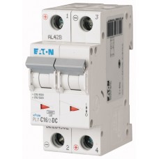 Автоматический выключатель PL7-B1/2, 2P, 1A, характеристика B, 10kA, 2M Eaton