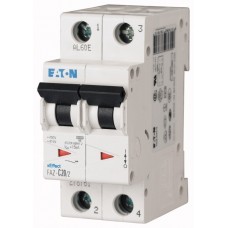 Автоматический выключатель FAZ-C1/2, 2P, 1A, характеристика C, 15kA, 2M Eaton