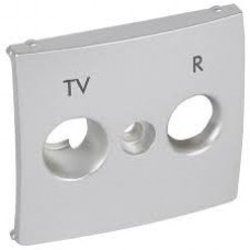 Valena - Лицевая панель для розетки TV-RD других производителей, алюминий Legrand