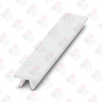 0812120 Планка Zack ZB 12:UNPRINTED для клемм 12,2mm, без надписей, 5 элементов, PA, белая