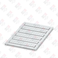 0828744 Маркировка для плоского паза для клеммных модулей UCT-TMF 5 для клемм 5,2mm, 72 элемента, PC, белая