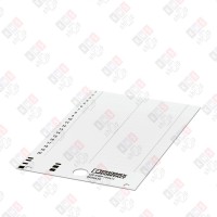 0829438 Табличка фиксируемая UniSheet US-EMP (44X7) 40 элементов, 44x7mm, белая