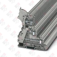 1044423 Клемма с держателем предохранителя UT 4-L/HESI (5X20) GY /6,2mm, винтовая, 4 присоед., 4(max 6)mm2, 6,3A/28A, 500V, серая