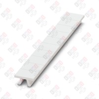 1052002 Планка Zack ZB 8 :UNBEDRUCKT для клемм 8,2mm, без надписей, 10 элементов, PA, белая