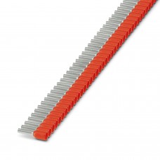 Кабельный наконечник AI 1,0-8 RD S1 изолированный, 10 лент по 50шт., сечение 1mm2, длина 8mm, красный (упак. 500шт.)