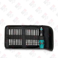 1212543 Набор битовых отверток с патроном для быстрой замены SF-M SET, 17 элементов, в поясничной сумке