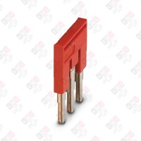 3030242 Перемычка FBS 3-6 на 3 полюса, для клемм 6,2mm, 32A, красная
