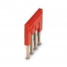 Перемычка FBS 4-6 на 4 полюса, для клемм 6,2mm, 32A, красная