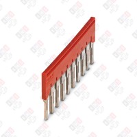 3030323 Перемычка FBS 10-8 на 10 полюсов, для клемм 8,2mm, 41A, красная