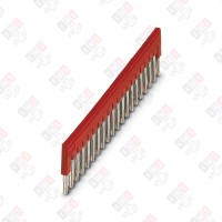 3030365 Перемычка FBS 20-6 на 20 полюсов, для клемм 6,2mm, 32A, красная