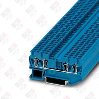 3031319 Клемма проходная ST 2,5-QUATTRO BU /5,2mm, пружинная, 4 присоед., 2,5(max 4)mm2, 24A, 800V, синяя 3031319 Клемма проходная ST 2,5-QUATTRO BU /5,2mm, пружинная, 4 присоед., 2,5(max 4)mm2, 24A, 800V, синяя