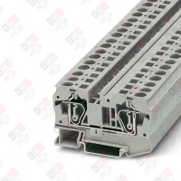 3031487 Клемма проходная ST 6 /8,2mm, пружинная, 2 присоед., 6(max 10)mm2, 41A, 1000V, серая
