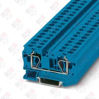 3031490 Клемма проходная ST 6 BU /8,2mm, пружинная, 2 присоед., 6(max 10)mm2, 41A, 1000V, синяя