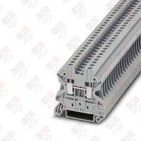 3044076 Клемма проходная UT 2,5 /5,2mm, винтовая, 2 присоед., 2,5(max 4)mm2, 24A, 1000V, серая