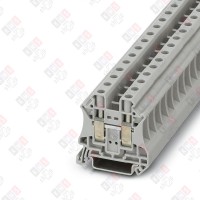 3044160 Клемма проходная UT 10 /10,2mm, винтовая, 2 присоед., 10(max 16)mm2, 57A, 1000V, серая