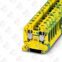 3044212 Клемма защитного проводника UT 16-PE /12,2mm, винтовая, 2 присоед., 16(max 25)mm2, желто-зеленая