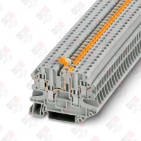 3064043 Клемма с ножевым размыкателем UT 4-QUATTRO-MT /6,2mm, винтовая, 4 присоед., 4(max 6)mm2, 20A, 500V, серая
