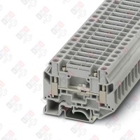 3072800 Клемма с размыкателем UK 6-T-P /8,2mm, винтовая, контрольные гнезда, 2 присоед., 6(max 10)mm2, 41A, 500V, серая 3072800 Клемма с размыкателем UK 6-T-P /8,2mm, винтовая, контрольные гнезда, 2 присоед., 6(max 10)mm2, 41A, 500V, серая