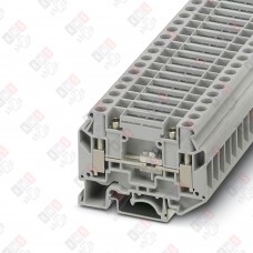 3072800 Клемма с размыкателем UK 6-T-P /8,2mm, винтовая, контрольные гнезда, 2 присоед., 6(max 10)mm2, 41A, 500V, серая