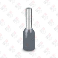 3200069 Кабельный наконечник AI 2,5 - 8 GY изолированный, сечение 2,5mm2, длина 8mm, серый (упак. 100шт.)