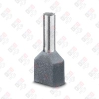 3201000 Кабельный наконечник AI-TWIN 2X 4 - 12 GY изолированный, двойной, сечение 4mm2, длина 12mm, серый (упак. 100шт.) 3201000 Кабельный наконечник AI-TWIN 2X 4 - 12 GY изолированный, двойной, сечение 4mm2, длина 12mm, серый (упак. 100шт.)