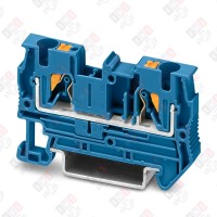 3211760 Клемма проходная PT 4 BU /6,2mm, push-in, 2 присоед., 4(max 6)mm2, 32A, 800V, синяя