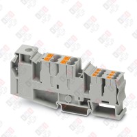 3214080 Клемма потенциальная PTU 35/4X6/6X2,5 /16,3mm, гибридная, 1 присоед. x35mm2, 4 присоед. x6mm2, 4 присоед. x2,5mm2, 105A, 1000V, серая