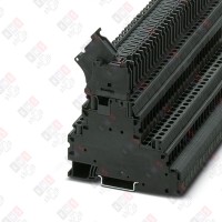 3214325 Клемма с держателем предохранителя UT 4-L/HESI (5X20) /6,2mm, винтовая, 4 присоед., 4(max 6)mm2, 6,3A/28A, 500V, черная