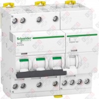 A9DC3710 Выкл. авт. дифференциального тока iCV40 3P+N 6кА 10A C 30мA тип A