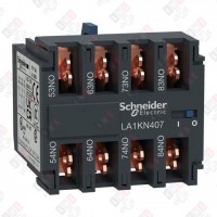 LA1KN407 БЛОК ДОПОЛНИТЕЛЬНЫХ КОНТАКТОВ 4НО ФАСТОН