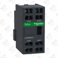 LADN023 ДОП. КОНТ. БЛОК 2НЗ ФРОНТАЛЬНЫЙ МОНТАЖ КРЕПЛЕНИЕ С ПОМОЩЬЮ ПРУЖИННОГО ЗАЖИМА LADN023 ДОП. КОНТ. БЛОК 2НЗ ФРОНТАЛЬНЫЙ МОНТАЖ КРЕПЛЕНИЕ С ПОМОЩЬЮ ПРУЖИННОГО ЗАЖИМА