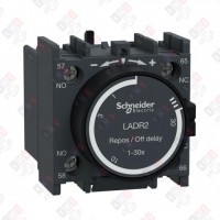 LADR2 ДОП.КОНТ.ВЫД.ВРЕМ.ОТКЛ 0,1…30С, ВИНТ.ЗАЖ.