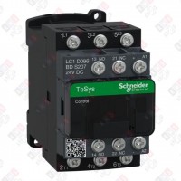 LC1D096BDS207 КОНТАКТОР.3Р,9A,НО+НЗ,24V-,ОГРАН,КОЛЬЦ