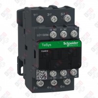LC1D256P7 КОНТАКТОР D 3Р,25 A,НО+НЗ,230V 50/60 ГЦ,ЗАЖИМ ПОД КОЛЬЦ. НАКОН.,