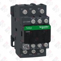 LC1D386F7 КОНТАКТОР D 3Р, 38 A, НО+НЗ, 110V 50/60 ГЦ, ЗАЖИМ ПОД КОЛЬЦ. НАКОН.,