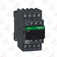 LC1DT32BD КОНТАКТОР D 4P (4НО), АС1 32 А, НО+НЗ, 24V DС, ОГРАН. ПЕРЕНАПРЯЖЕНИЙ,