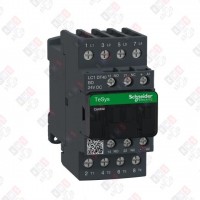 LC1DT40BD КОНТАКТОР D 4P (4НО),АС1 40 А,НО+НЗ,24V DС,ОГРАН. ПЕРЕНАПРЯЖЕНИЙ,