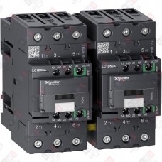LC2D50ABNE КОНТАКТОР РЕВЕРС.D 3P,50A,НО+НЗ,С УНИВЕРСАЛЬНОЙ КАТУШКОЙ УПРАВЛЕНИЯ 24-60BAC/DC