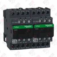 LC2DT20P7 КОНТАКТОР РЕВЕРС. 4P (4НО), АС1 20 А, НО+НЗ, 230V 50/60 ГЦ, МЕХ. БЛОКИР