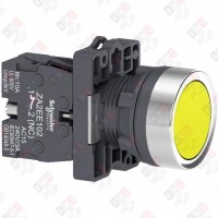 XA2EA51 КНОПКАXA2,ПРУЖ.ВОЗВР.,ЖЕЛТАЯ,1НO